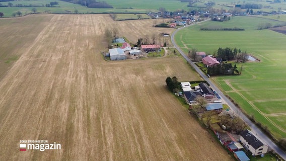 Das Dorf Schmachthagen aus der Vogelperspektive © Screenshot 