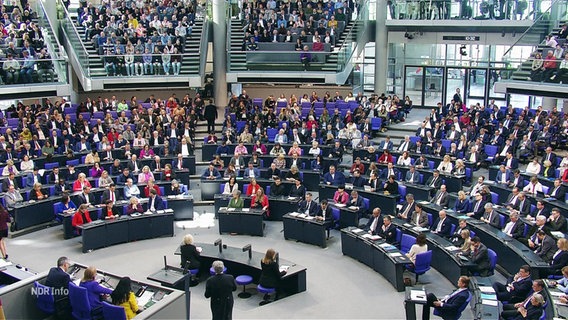 Politiker*innen diskutieren im Bundestag. © Screenshot 