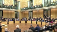 Mitglieder des Bundesrats sitzen für eine Abstimmung zusammen. © Screenshot 