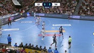 Spielszene aus dem Spiel SG Flensburg-Handewitt gegen THW Kiel © Screenshot 