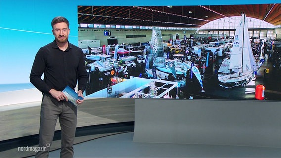 Moderator Stefan Leyh im Studio © Screenshot 