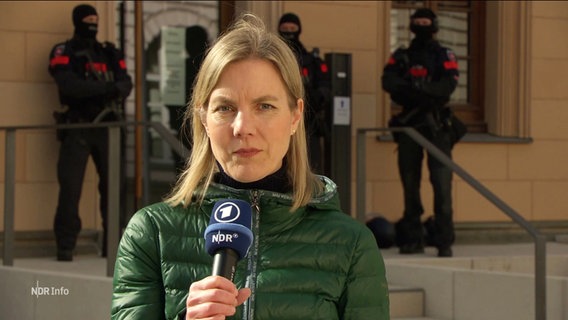 Annette Deutskens berichtet aus Celle. © Screenshot 