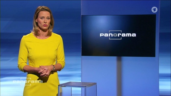 Anja Reschke moderiert Panorama 3 - Das Erste.  