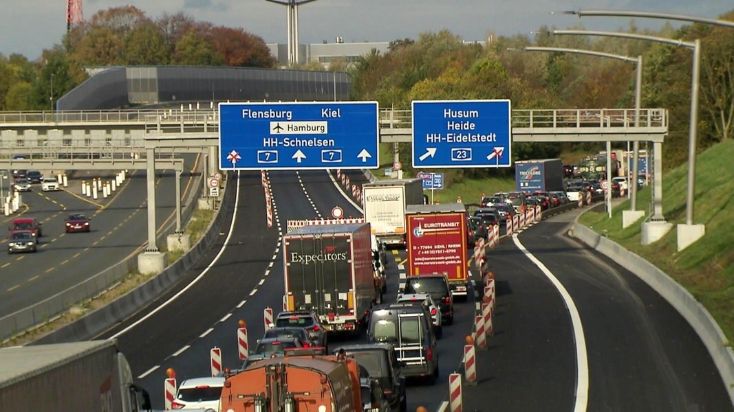 A7-Vollsperrung beendet - dennoch lange Staus | NDR.de - Nachrichten