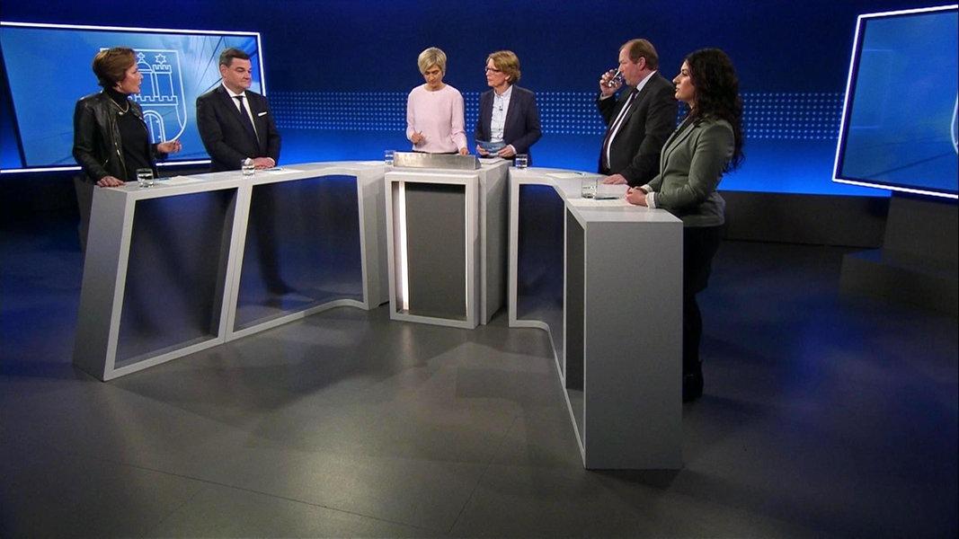 Wahlkampf Spitzenkandidaten im TVDuell NDR.de