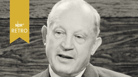 VW-Generaldirektor Nordhoff im Studiointerview 1963  