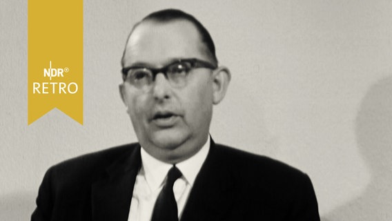 Bundesfinanzminister Rolf Dahlgrün im Interview 1963  