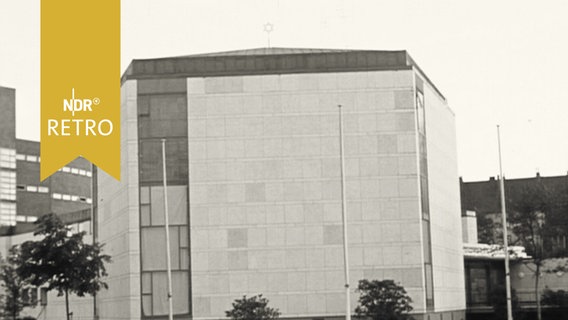 Neubau der Synagoge in Hamburg 1960  