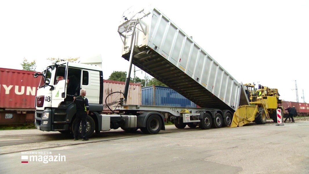 Pilotprojekt in Jübek Rübentransport per Bahn nach Uelzen