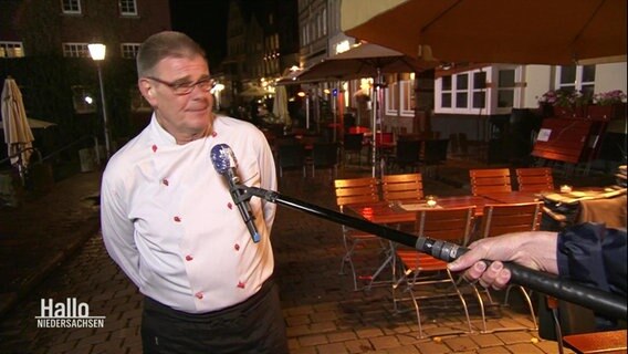 Interview mit einem Restaurantchef 