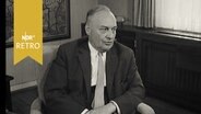 Bundesernährungsminister Werner Schwarz im Interview 1961  