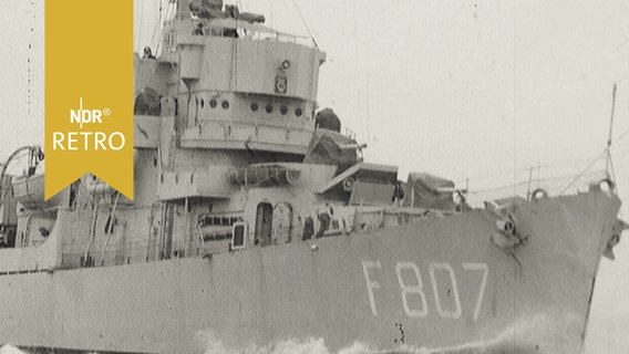 Niederländische Fregatte "De Bitter" auf See (1961)  