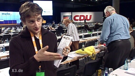 Johannes Schlüter - Gruppenexperiment "CDU Parteitag" 2003  