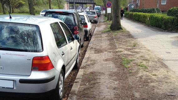 Ein Radweg in der Alsterdorfer Straße © Christoph von Bargen 