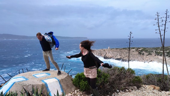 Der gefürchtete Wind Jugo am Kap Stupisce. © NDR/Martin Möller 