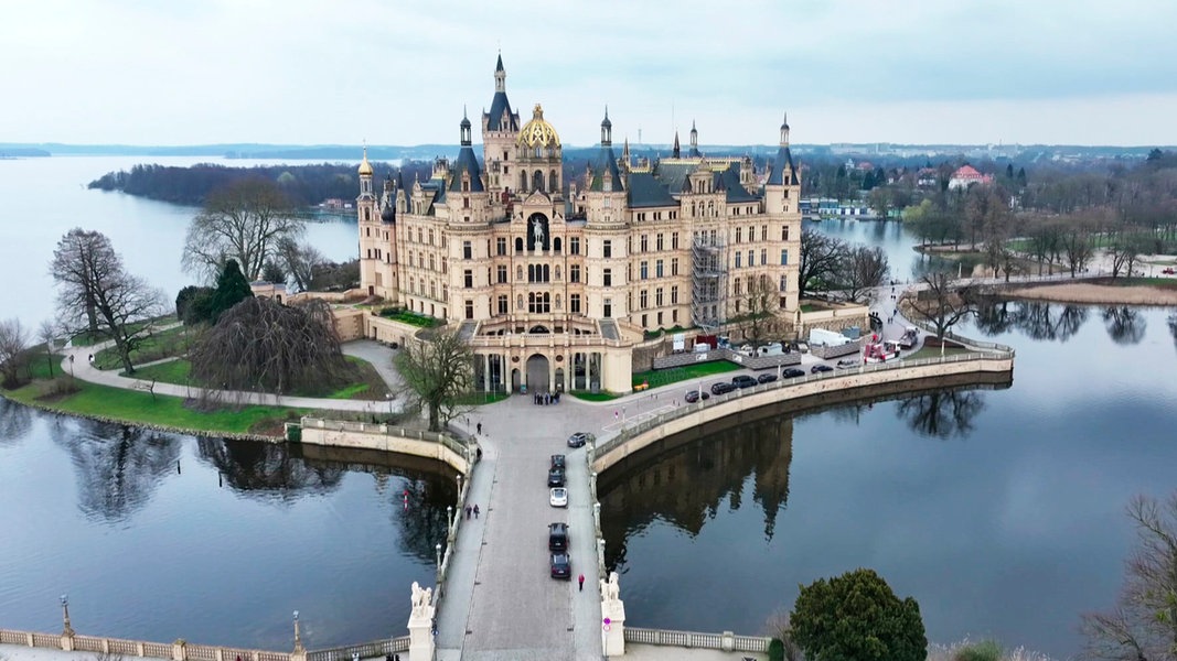 Das Schweriner Schloss – heute der Landtag von Mecklenburg-Vorpommern