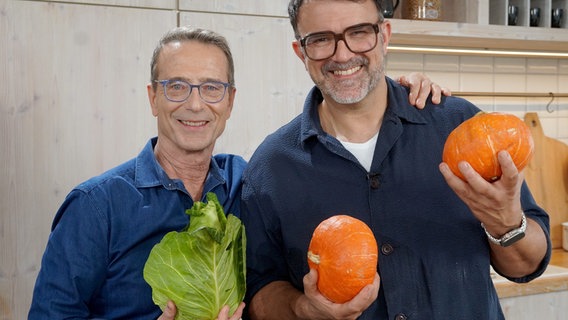 Dr. Matthias Riedl (l.) und Tarik Rose (r.). © NDR/Florian Kruck 