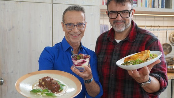 Dr. Matthias Riedl (l.) und Tarik Rose (r.). © NDR/Florian Kruck 