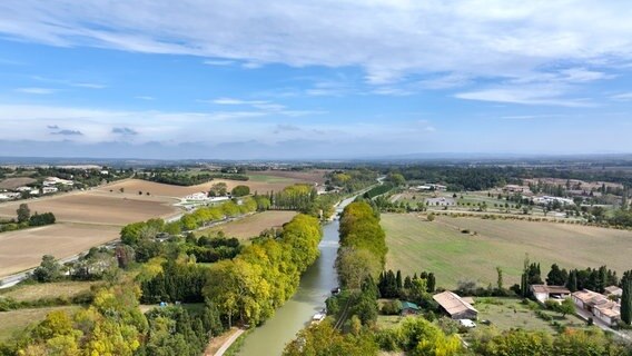 Seit 1681 verbindet der Canal du Midi Toulouse mit dem Mittelmeer. © NDR/Julian Ringer 