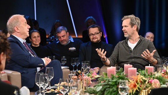 Der Schauspieler Matthias Matschke ist zu Gast in der NDR Talk Show am 13. Dezember 2024. © NDR Fernsehen/ Uwe Ernst Foto: Uwe Ernst