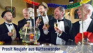 Prosit Neujahr aus Büttenwarder. © NDR/Sandra Hoever 