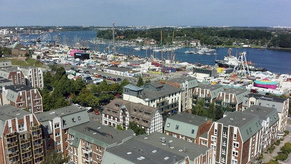 Luftbild vom Stadthafen in Rostock © NDR Foto: Marita von Zansen-Osten aus Rostock