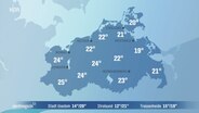Das Wetter für Mecklenburg-Vorpommern am 5. September 2022 © NDR 
