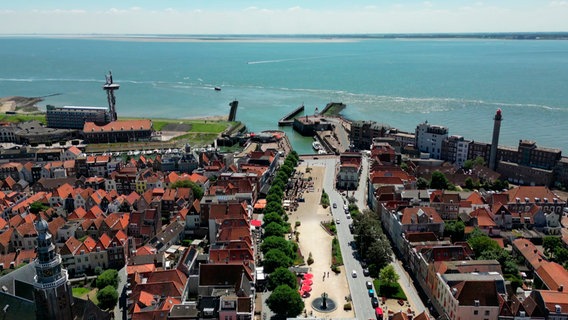 Vlissingen und die Scheldemündung. © NDR/Laura Bechtold 