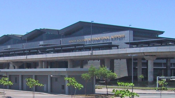 Das Flughafenterminal in Manila  