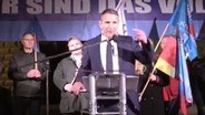 Björn Höcke bei ener AfD-Kundgebung in Gera © NDR Foto: Julian Feldmann