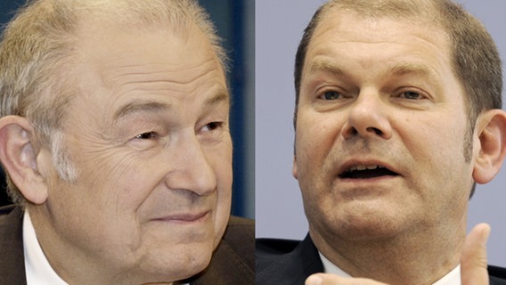 Günther Beckstein und Olaf Scholz © picture-alliance, dpa (Collage NDR) 