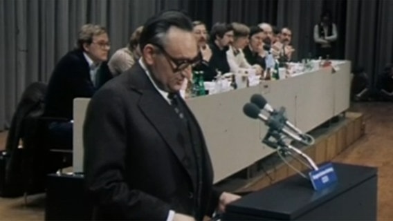 Egon Bahr, Bundesgeschäftsführer der SPD  
