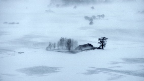 Wenn Häuser zu Inseln im Schnee werden. Winter 1978/70. © NDR/Kai Greiser - Lizenz bis 08.01.2024 