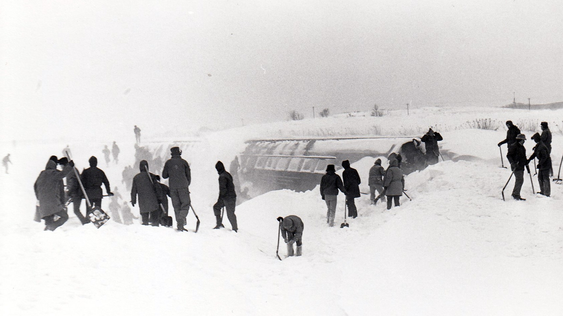 Schneekatastrophe in Norddeutschland vor 45 Jahren