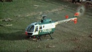Hubschrauber der Hamburger Polizei im Jahr 1984 © NDR 