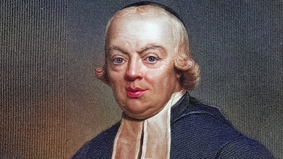 Charles Michel De L'Epee (1712-1789) - philanthropischer Priester und Erfinder des Gebärdenalphabets für die Unterweisung von Taubstummen. (aus dem Buch Gallery of Portraits,1833., Historisch, digital restaurierte Reproduktion von einer Vorlage aus dem 19. Jahrhundert) © picture alliance / Bildagentur-online Foto: Sunny Celeste