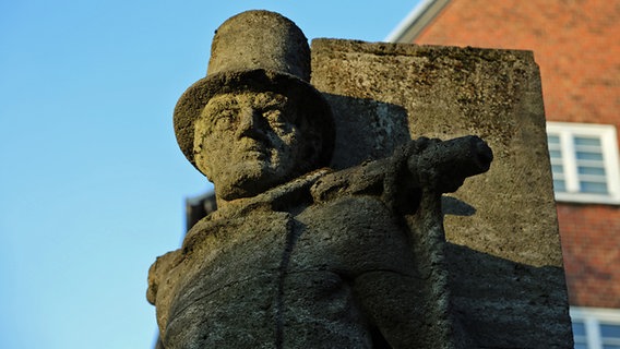 Das Hummel-Denkmal in der Hamburger Neustadt © NDR Foto: Hanna Grimm