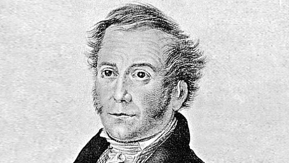 Das zeitgenössische Porträt zeigt den deutschen Söldner Johann Christian Woyzeck (1780-1824). Er diente als historische Vorlage für die gleichnamige Hauptfigur in Georg Büchners (1813-1837) Drama Woyzeck. © picture-alliance / dpa 