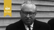 Der SPD-Vorsitzende Erich Ollenhauer in New York, Februar 1957. © NDR Archiv Screenshot 