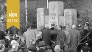 Lübeck: Gedenkstunde für Opfer der Bombardierung der KZ-Schiffe "Cap Arcona" und "Thielbek", 03.05.1955. © NDR Archiv Screenshot 