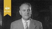 Walther Böttcher, Politiker (CDU), 1963. © NDR Archiv Screenshot 