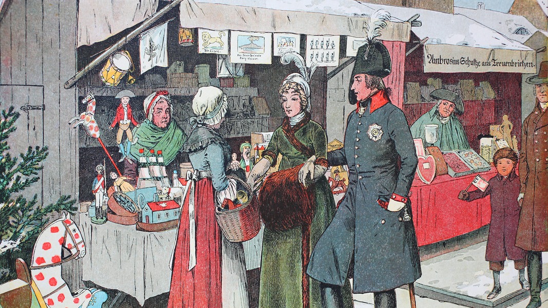 600 Jahre Weihnachtsmarkt: Von der Versorgung zum Vergnügen  NDR.de 