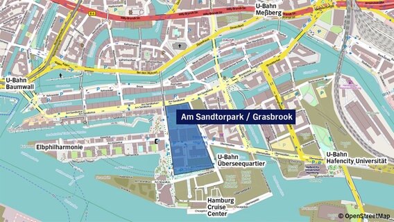 Am Sandtorpark / Grasbrook: Quartier für Familien in der Hafencity