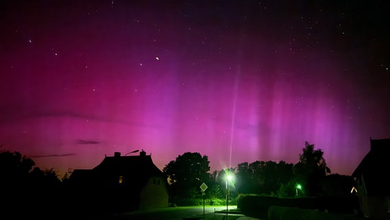 Polarlichter und Sternenhimmel © NDR Foto: Marlen Klein aus Schwerin