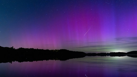 Polarlichter und Sternenhimmel © NDR Foto: Gabriele Kaulfürst aus Schwerin