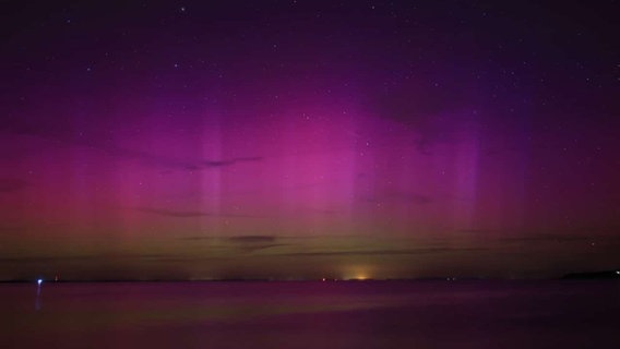 Polarlichter und Sternenhimmel © NDR Foto: Gunnar Salchert aus Greifswald