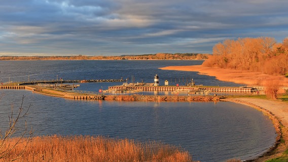 Die Goldene Stunde auf den Seebergen bei Meesiger mit Blick auf Gravelotte © NDR Foto: Thomas Strysch aus Demmin