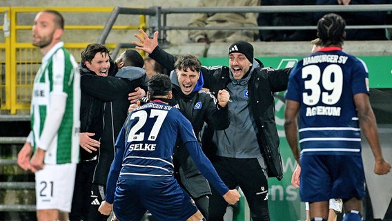 Jubel beim HSV © Witters/Tim Groothuis 