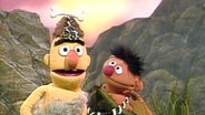 Ernie und Bert in der Steinzeit © NDR 