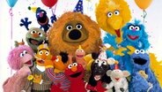 Die Sesamstraßen-Bewohner feiern © NDR/Sesame Workshop 